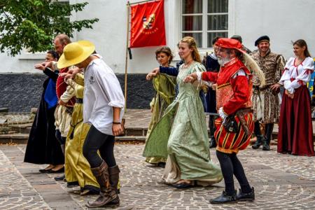 Srečanje mest na Venerini poti 2021 (foto: Janez Resman, Dvorni ples, natečaj Dogodki v občini Radovljica 2021)